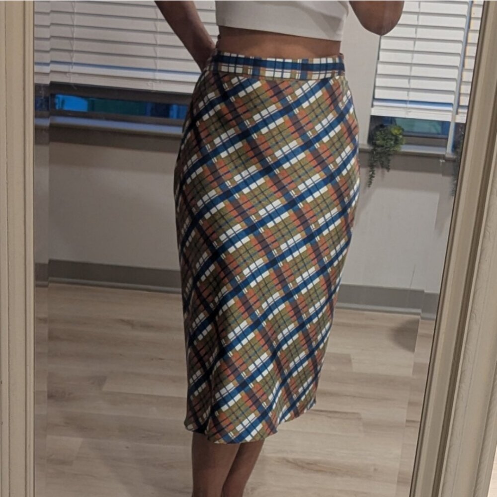 Anthropologie Hutch Plaid Skirt